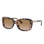 Kính Mát Coach Women Pink Tortoise Sunglasses HC8286F-559013 58 Màu Nâu