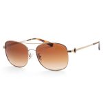 Kính Mát Coach Women Fashion Shiny Light Gold Sunglasses HC7127-900574-56 Màu Nâu