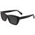 Kính Mát Salvatore Ferragamo Grey Rectangular Sunglasses SF958S 001 55 Màu Đen