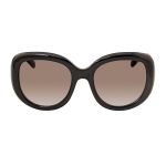 Kính Mát Salvatore Ferragamo Gradient Smoke Oval Sunglasses SF727S 001 53 Màu Đen