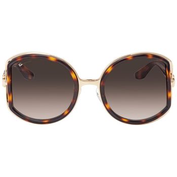 Kính Mát Salvatore Ferragamo Women Fashion Tortoise Sunglasses 52mm SF719S-238 Phối Màu