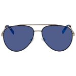 Kính Mát Salvatore Ferragamo Blue Aviator Men Sunglasses SF204S 001 59 Màu Xanh