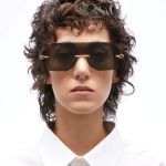 Kính Mát Kuboraum Sunglasses P90 GD Màu Đen Xám
