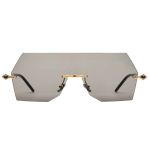 Kính Mát Kuboraum Sunglasses P90 GD Màu Đen Xám