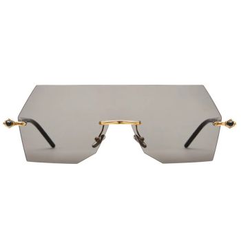 Kính Mát Kuboraum Sunglasses P90 GD Màu Đen Xám