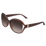 Kính Mát Salvatore Ferragamo Brown Gradient Oval Sunglasses SF770SA 213 61 Màu Nâu Gradient