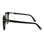 Kính Mát Tom Ford Grey Square Unisex Sunglasses FT0801K 01D 59 Màu Xám