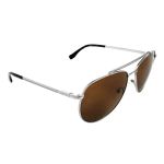 Kính Mát Lacoste Brown Aviator Unisex Sunglasses L177S 033 57 Màu Nâu