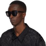 Kính Mát Balenciaga Sunglasses BB0160S 001 Màu Đen Xám