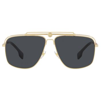 Kính Mát Versace Sunglasses VE2242 100287 Gold Màu Xám Vàng