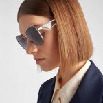 Kính Mát Prada Symbole Sunglasses SPR57Y_E1BC_F05D1_C_057 Màu Đen