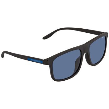 Kính Mát Armani Exchange Blue Rectangular Men's Sunglasses AX4110SF 807880 58 Màu Xanh Blue