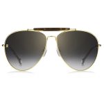 Kính Mát Tommy Hilfiger Grey Aviator Ladies Sunglasses TH 1808S J5G/FQ 61 Màu Xám Đen