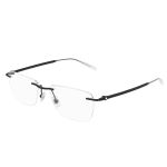 Kính Mắt Cận Montblanc MB0169O 001 55-18 Màu Đen
