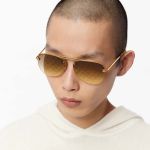 Kính Mát Louis Vuitton LV Clockwise Sunglasses Gold Monogram Z1020W Màu Vàng Gold