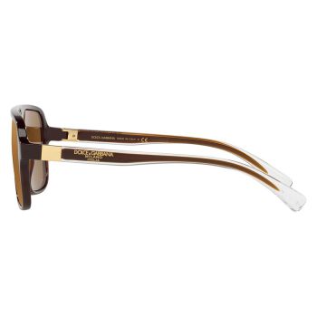 Kính Mát Dolce & Gabbana D&G Step Injection DG6134-3295/6H Màu Nâu
