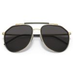 Kính Mát Dolce & Gabbana D&G Wide Fit - Adjustable Nosepads DG2277 Màu Đen Vàng