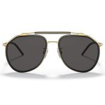Kính Mát Dolce & Gabbana D&G Wide Fit - Adjustable Nosepads DG2277 Màu Đen Vàng