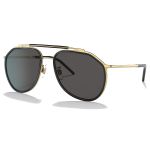 Kính Mát Dolce & Gabbana D&G Wide Fit - Adjustable Nosepads DG2277 Màu Đen Vàng