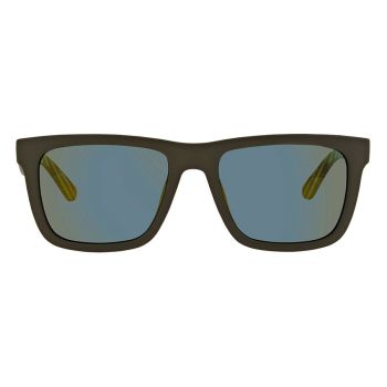 Kính Mát Lacoste Grey Square Men's Sunglasses L750S 318 54 Màu Xanh Xám