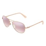 Kính Mát Guess Rose Gold Mirror Aviator Ladies Sunglasses GM0626 Y60 59 Màu Vàng Hồng