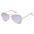 Kính Mát Guess Ladies Rose Gold Tone Round Sunglasses GF6058 28U 58 Màu Hồng Tím