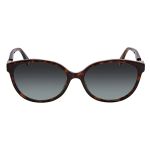 Kính Mát Fendi Green Aqua Round Ladies Sunglasses FF 0373/ S 0086 57 Màu Nâu Xám