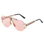 Kính Mát Aviator Sunglasses Celine Metal 40039U Màu Hồng