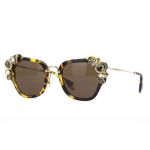 Kính Mát Miu Miu By Prada Sunglasses SMU03S Crystal-Embellished