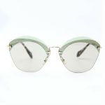 Kính Mát Nữ Miu Miu SMU 53S VX1-5J2 Green Authentic Sunglasses 62-16