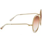 Kính Mát Chloé Peach Gradient Round Sunglasses CE114SC 724 58 Màu Nâu