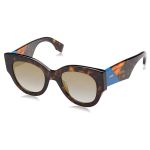 Kính Mát Fendi Dark Havna Cat Eye Ladies Sunglasses FF 0264/S 086/FQ 51