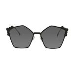 Kính Mát Fendi Pentagon Black Studded Sunglasses FF 0261/S 2O5/9O 57 Màu Xám Đen