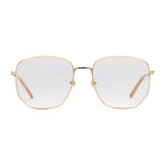 Kính Mắt Cận Gucci Rectangular-Frame Metal Glasses