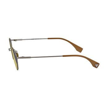 Kính Mát Fendi Cut Eye Yellow Cat Eye Ladies Sunglasses