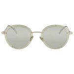 Kính Mát Dior Silver Mirror Round Sunglasses CD 0210S 010 DC Màu Xám