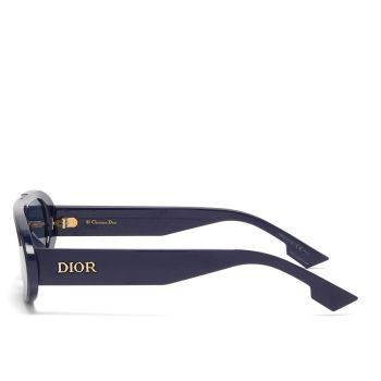 Kính Mát Dior Eyewear CD Oval Sunglasses Màu Xanh Navy