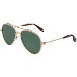 Kính Mát Givenchy Nude Green Grey Aviator Unisex Sunglasses