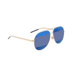 Kính Mát Dior Split Blue Mirror Aviator Unisex Sunglasses