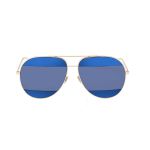 Kính Mát Dior Split Blue Mirror Aviator Unisex Sunglasses