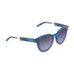 Kính Mát Marc Jacobs Round Blue Havana Sunglasses MARC 129/S 0U1T 50