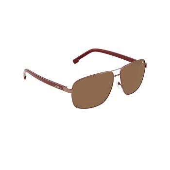 Kính Mát Lacoste Brown Shaded Rectangular Unisex Sunglasses L162S 210 61