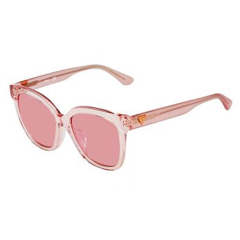 Kính Mát Guess Bordeaux Cat Eye Ladies Sunglasses GU7612 74S 55 Màu Hồng