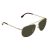 Kính Mát Lacoste Men's Gold Tone Aviator Pilot Sunglasses L177SP 714 59 Màu Xám Vàng