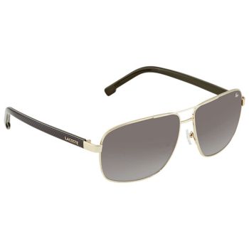 Kính Mát Lacoste Brown Gradient Rectangular Unisex Sunglasses L162S 714 61 Màu Nâu