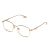 Kính Mắt Cận Gucci GG0869OA 002 Màu Vàng Gold