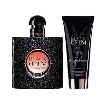 Set Nước Hoa Nữ Yves Saint Laurent YSL Black Opium Gift Set 2 Món (EDP 50ml + Body Lotion 50ml)