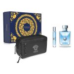 Set Nước Hoa Nam Versace Pour Homme Eau De Toilette ((Full size 100ml, Mini 10ml, Túi)