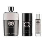 Set Nước Hoa Nam Gucci Guilty Pour Homme 3 Món (EDT 90ml + Lăn Khử Mùi Deodorant Stick + EDT 15ml)