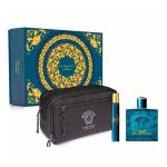 Set Nước Hoa Nam Versace Eros Eau De Parfum Set (EDP 100ml + EDP 10ml + Túi)